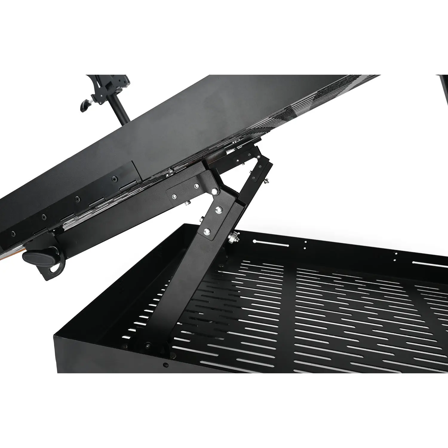 100*60*97cm  Foldable Film Television Monitor Crew Car Video Production Camera Director Cart Workstation for Filming