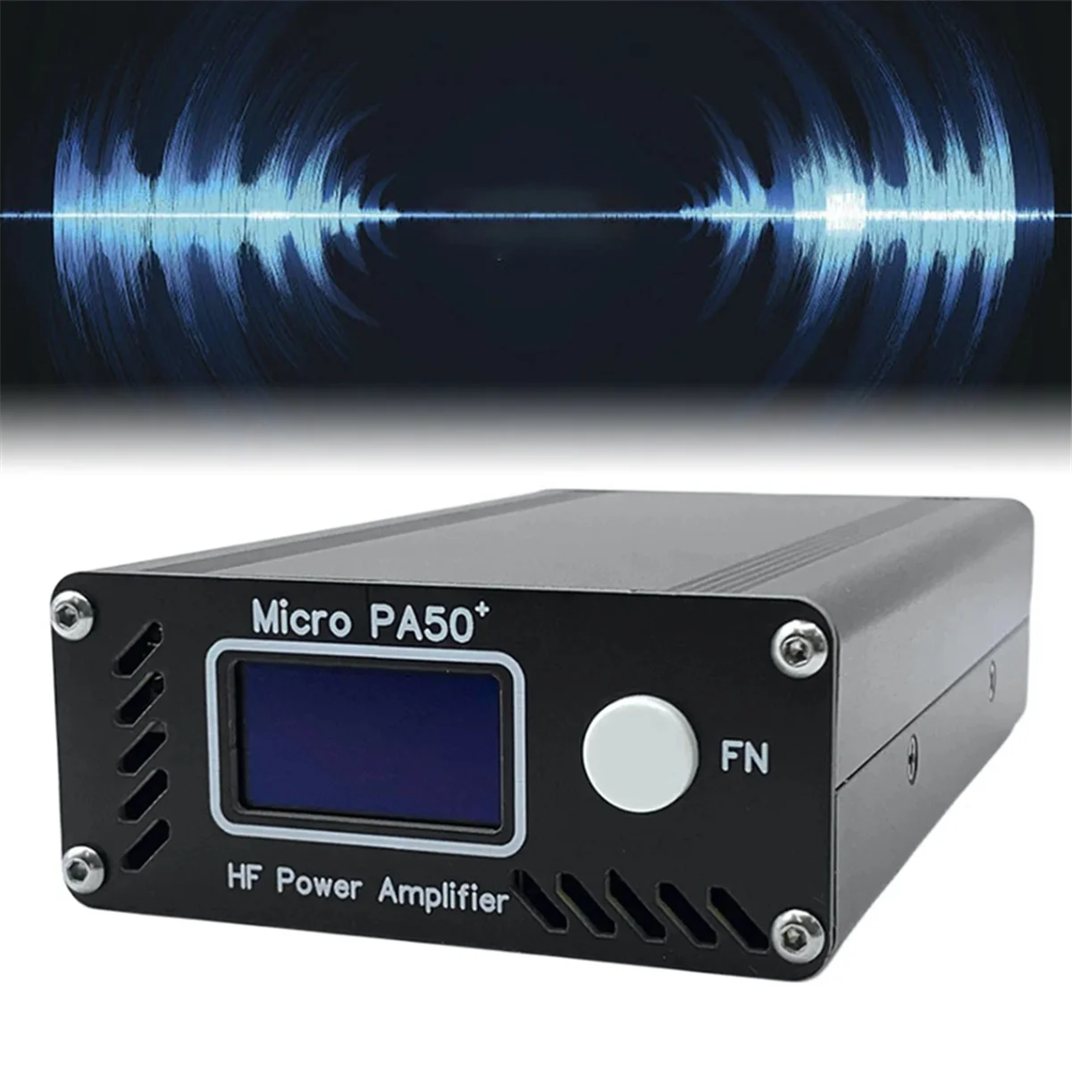 ABJG-PA50+ (PA50 Plus) 50 وات 3.5 ميجا هرتز - 28.5 ميجا هرتز 1.3 بوصة شاشة OLED ذكية على الموجات القصيرة HF مكبر كهربائي