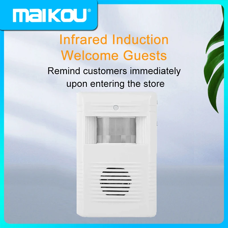 Wireless Shop Store Guest Entry Alarm Door Bell Chime Motion Sensor Doorbell