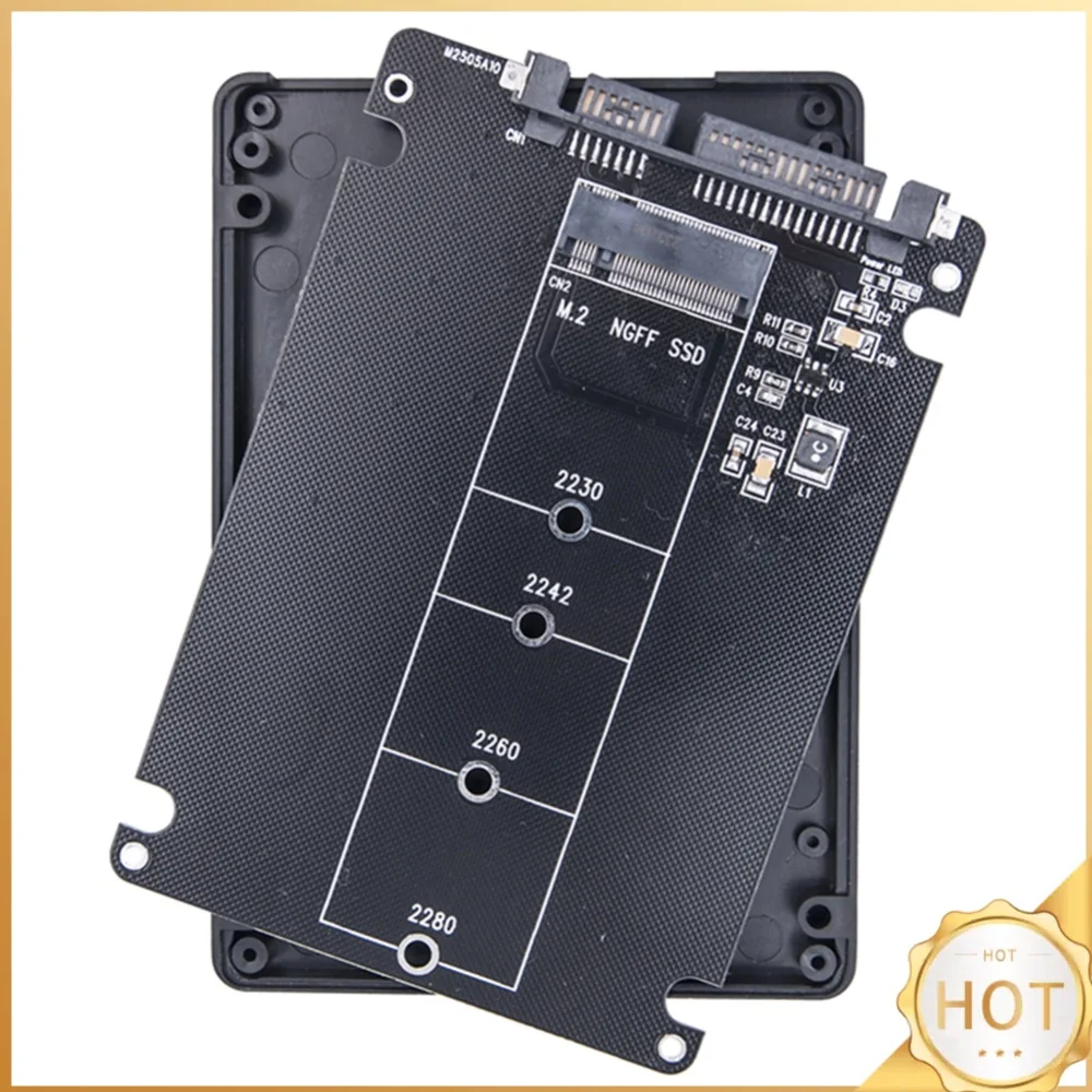 M.2 NGFF SSD To SATA3 Adapter Card 6Gbps Hard Disk Adapter Board Dual-Use M.2 NGFF To SATA3.0 Adapter Card for PC