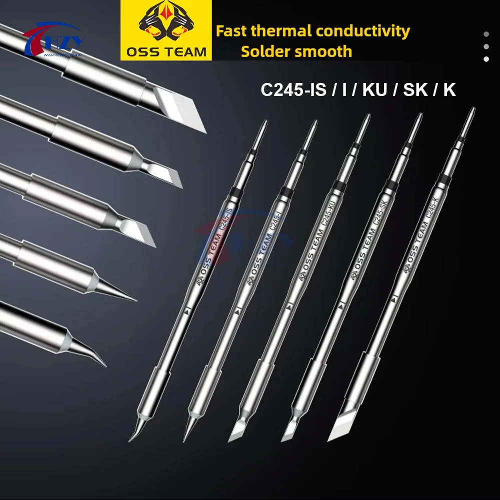 

Наконечник для паяльника OSS C245 (C245-K/KU/SK/I/IS) – прецизионный ремонтный комплект для паяльных станций T90B, HS02A, T80P, T245