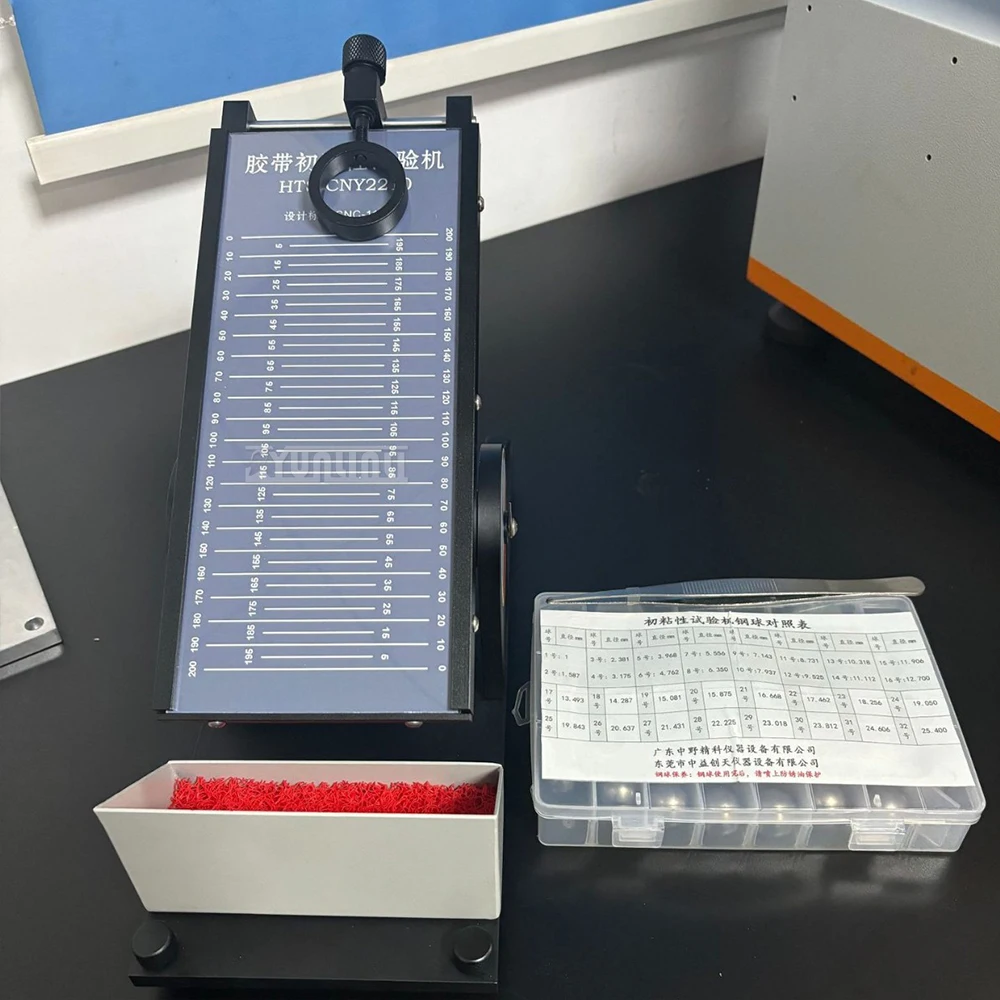 معدات اختبار لاصقة | جهاز اختبار الكرة الدوارة للأشرطة والملصقات الحساسة للضغط #5