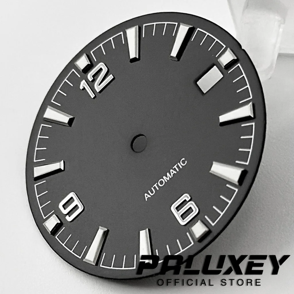 31mm Sterile Black White Blue Grey Watch Dial Fit NH35 ETA 2824 2836 Miyota 8215 821A Mingzhu DG2813 3804 Seagull 1612 Movement
