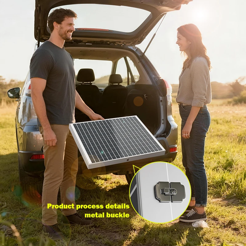 Foldable 1000W Solar Panel 12V Output, Reliable Power for Vehicle Battery, Household Backup, RV, and Outdoor Off-Grid Living.