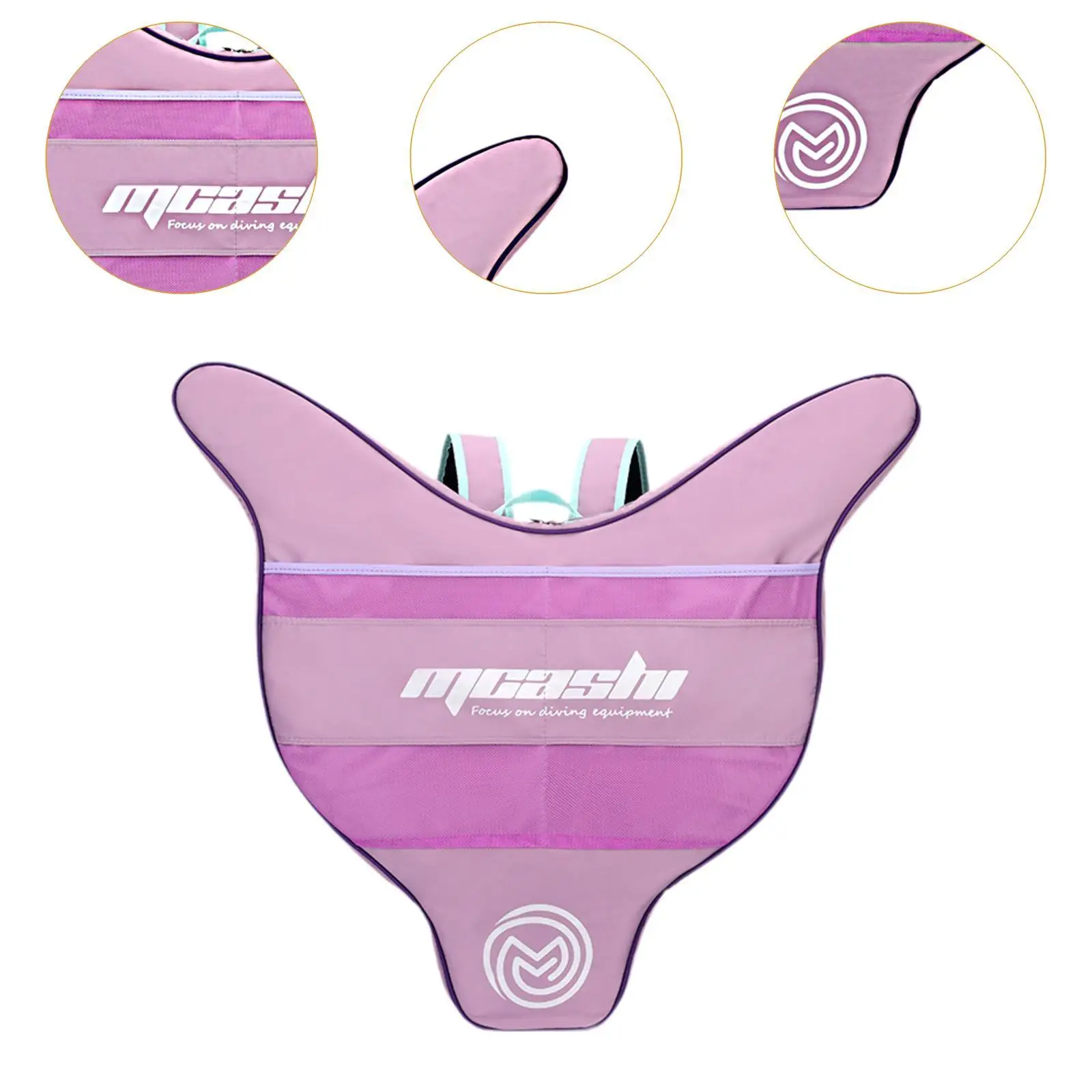 swim-fin-bag-monofin-carrier-bag-zipper-closure-heavy-duty-adjustable-strap