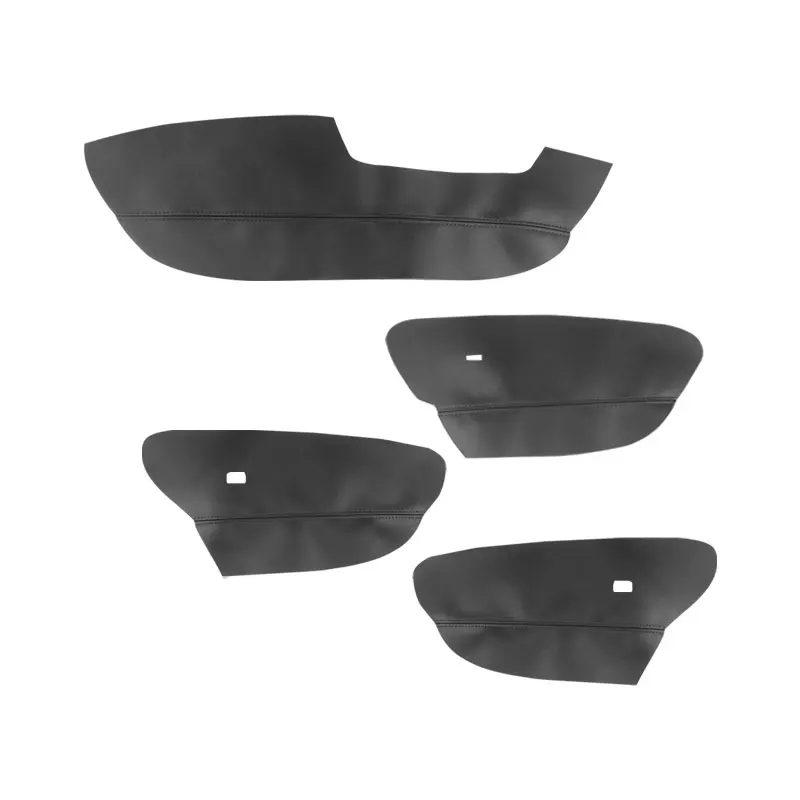 4pcs Microfiber Leather Only LHD Car Styling Door Armrest Panel Cover Trim For BMW X5 E70 2007 2008 2009 2010 2011 2012 2013 - Image 2