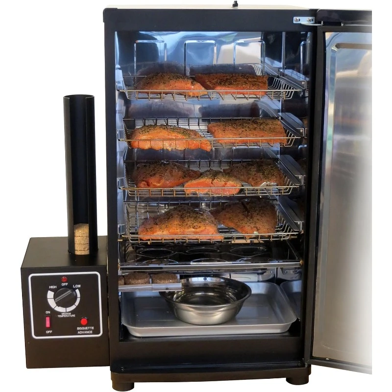 4-Rack Natural Draft Vertical Electric Smoker