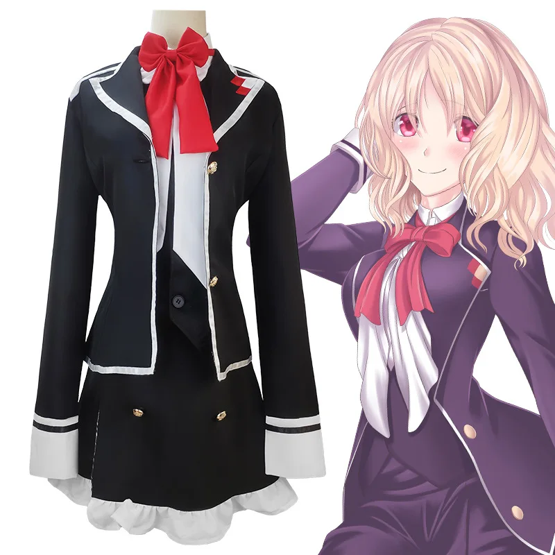 

Anime DIABOLIK LOVERS Costumes Halloween Carnival Women Uniforms Komori Yui Full set School Uniforms