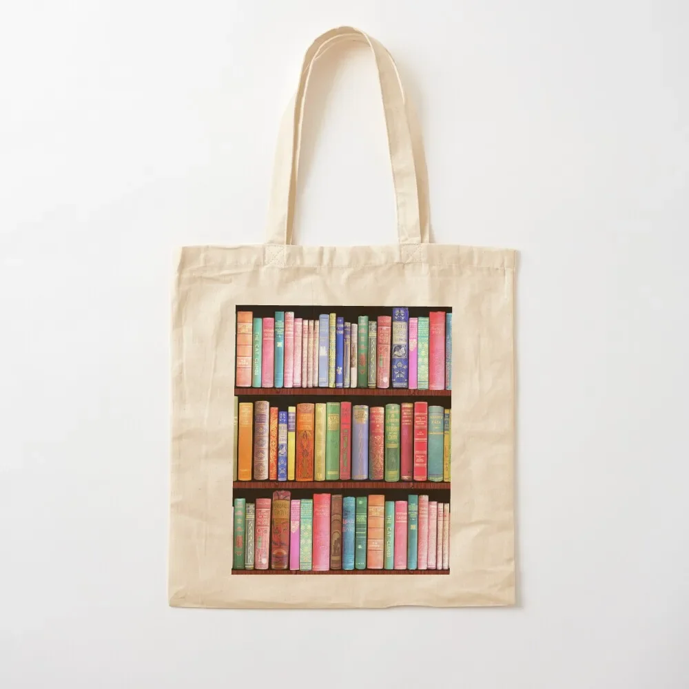 Bookworm Antique book library, vintage book shelf Tote Bag Gift bags sac pour femme