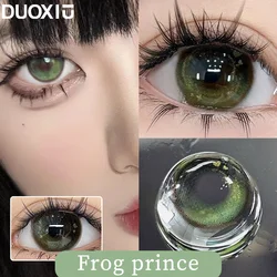 DUOXIU 2PCS Hot Sale Color Contact Lens Korea Pupils Iris High Quality Comfortable Soft Myopic Green Blue Fashion Lens Yearly