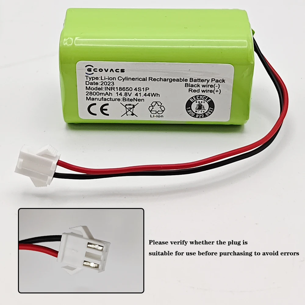 Batteria 14.8V 2800mAh per eufy RoboVac 15C 15T 25C 30 30C 35C MAX G10 G15 G20 G30 Hybrid Edge Robot aspirapolvere parti