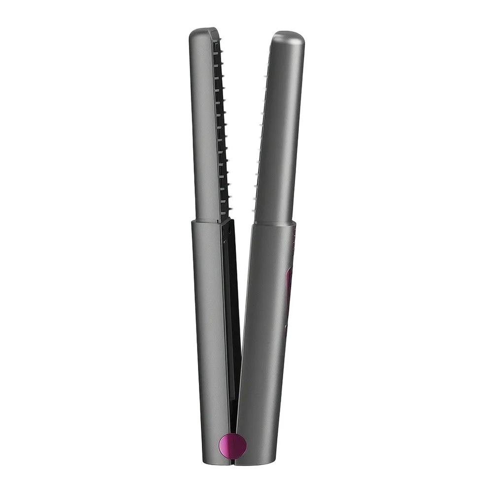 2 in 1 Cordless Hair Straightener with Dual Functionality Fast Heat Up 30s 3 for temp Levels 15W Rated Power ABS PBT