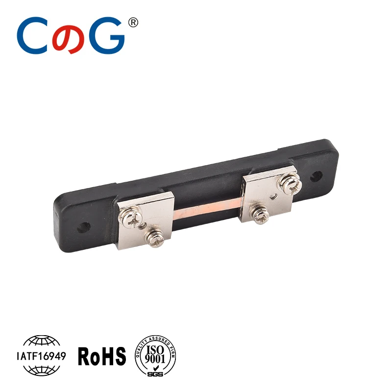 CG 1Pcs 0.5% FL-2B Type Economic 10A 15A 20A 30A 40A 50A 75mV Manganin Copper DC Current External Shunt Resistor