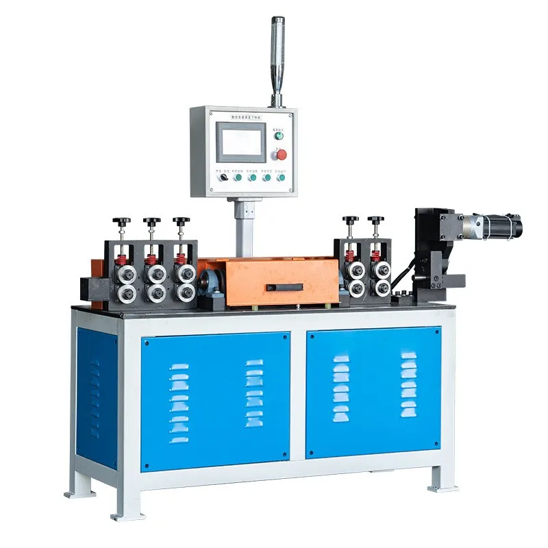

Numerical control fixed , steel wire , aluminum rod copper wire flat iron steel straightening and cutting machine