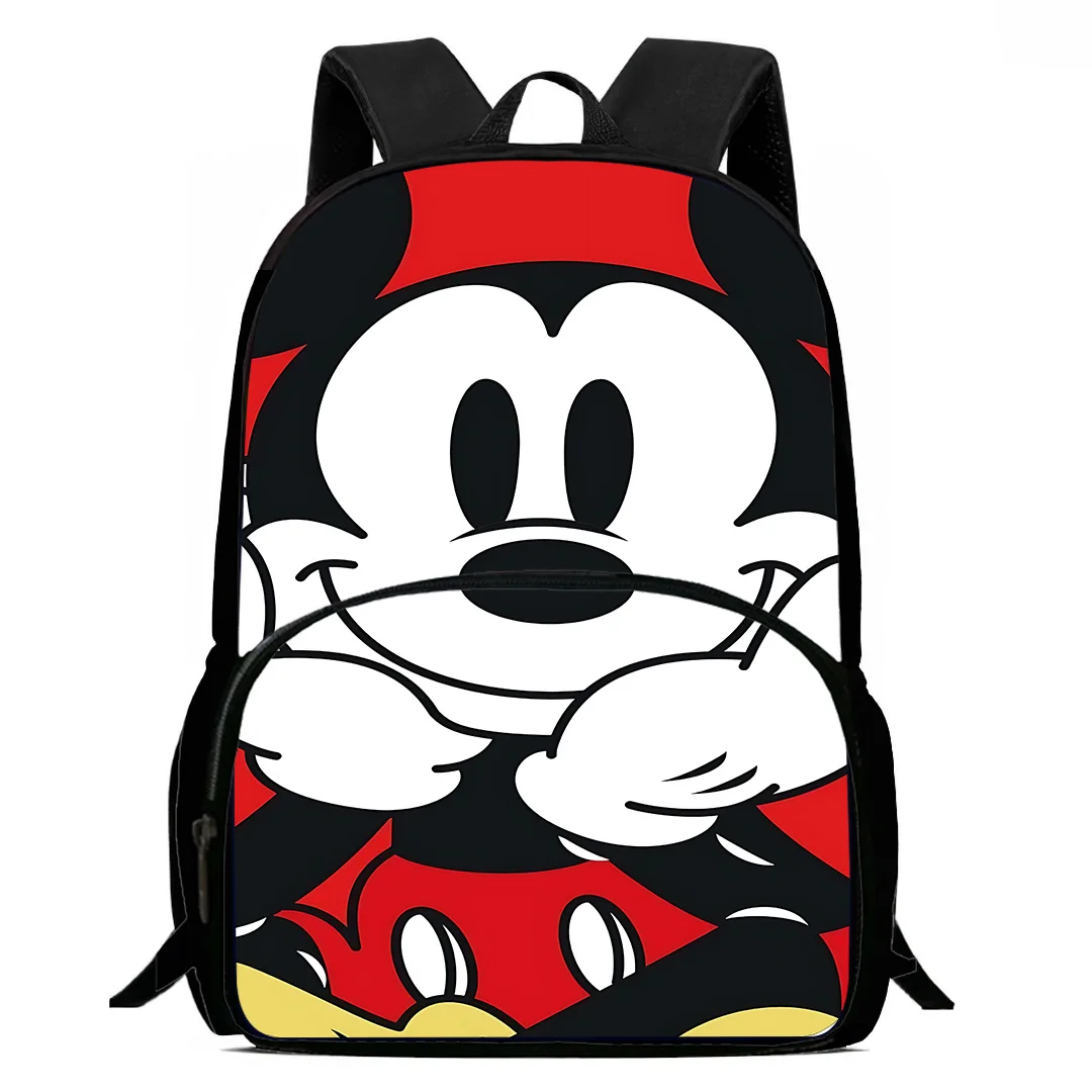 Mickey Mouse Kids Backpacks Boys and Girls Student Birthday Gift Child School Bags Large Capacity Camping Durable Rucksack