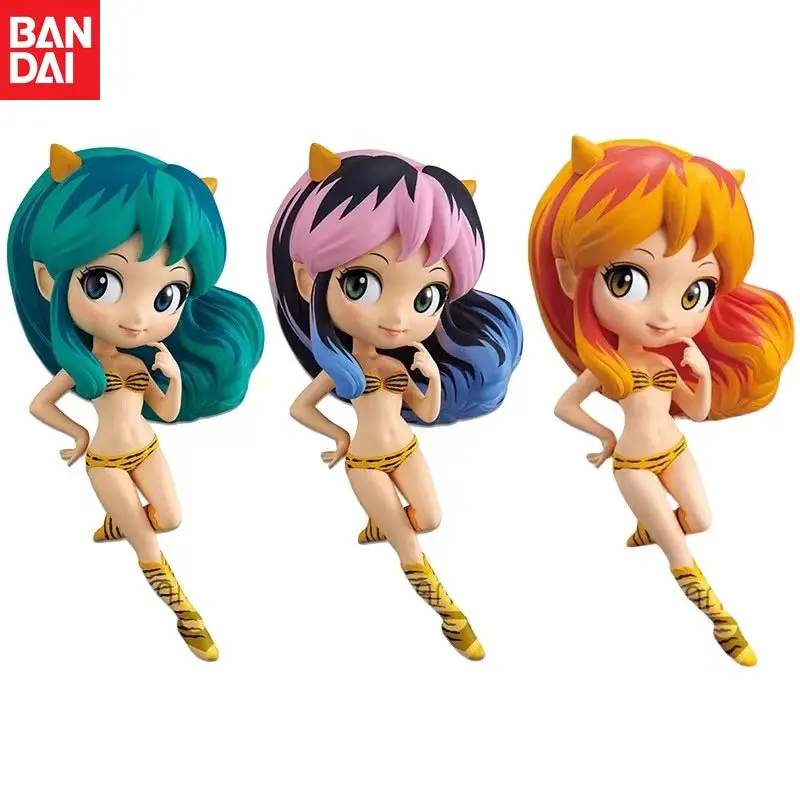 

In Stock Bandai Original Q Posket Anime Urusei Yatsura Lum Overseas Restrictions II Action Figure Model Children's Gifts