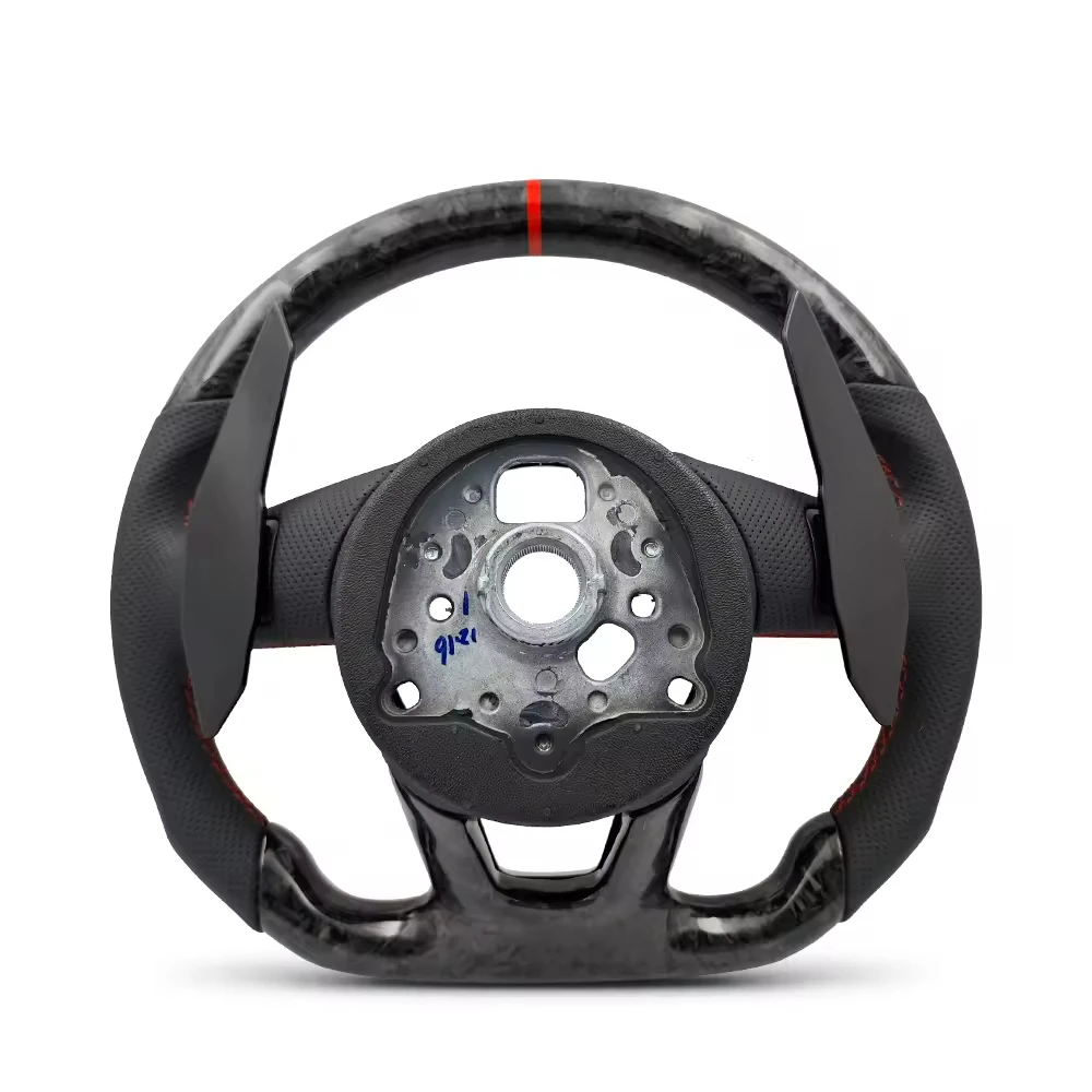 Custom Forged Carbon Fiber Steering Wheel for Audi A3 A4 A5 A6 A7 Q5 Q7 S4 S5 S6 RS3 RS5 RS6 B7 B7.5 B8 B9 C6 C7 C8