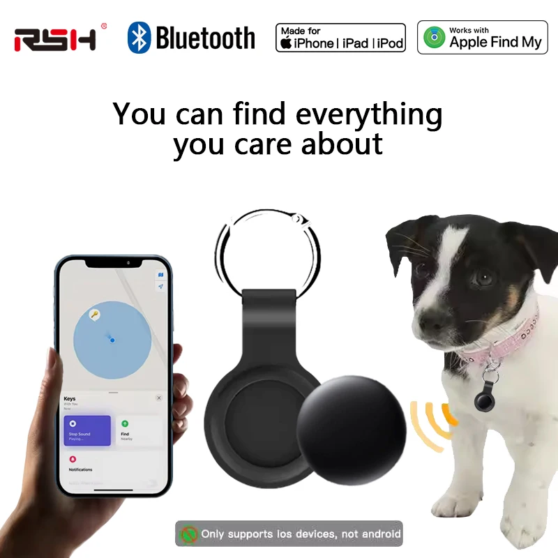 GPS Smart Tag Smart Finder For Key Pet Car Wallet Anti-loss Tracker Mini Smart Bluetooth Tracker For IOS System Apple Find My