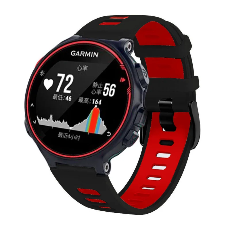 Silikon Smart Watch Band Armbänder für Garmin Vorläufer 735xt Armband für Vorläufer 220/230/235/620/630 Ersatz Armband