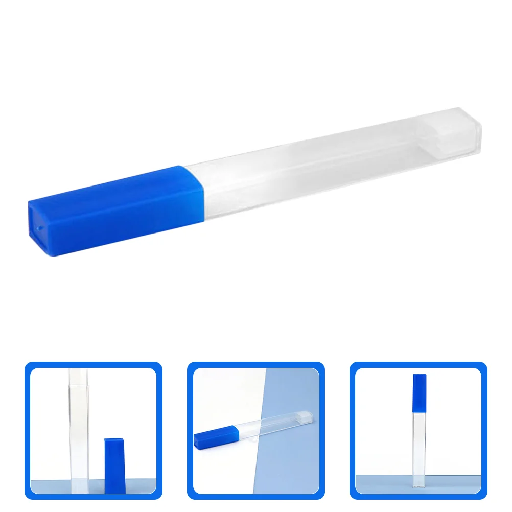 Thermometer Protective Barrel Clear Plastic Tube Vertical Storage Pipe Tubes Temporal with Lid Container