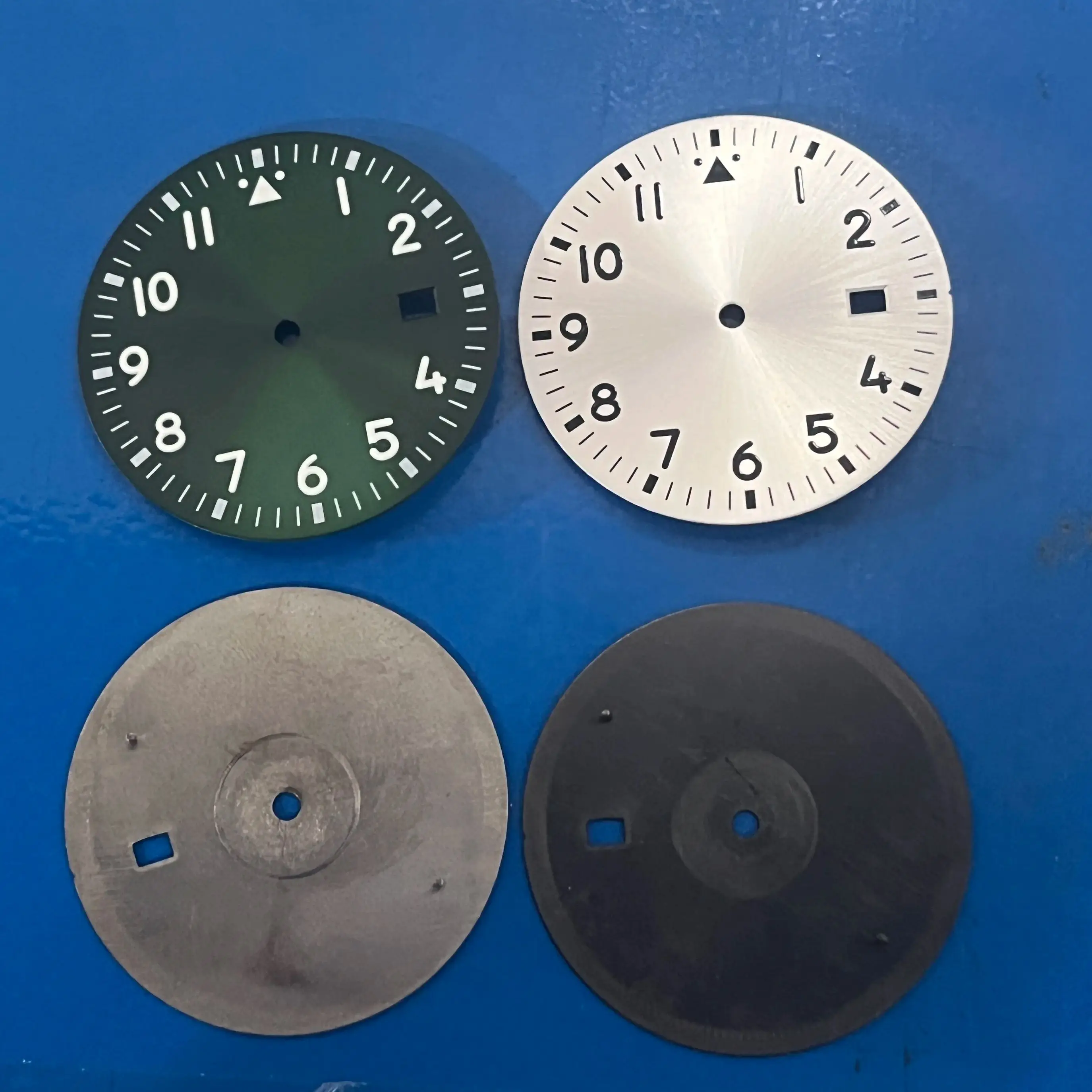 NEITON 34mm Watch Dial Sterile Luminous Pilot Style Fit NH35movement NH36Movement Watch dial watch case