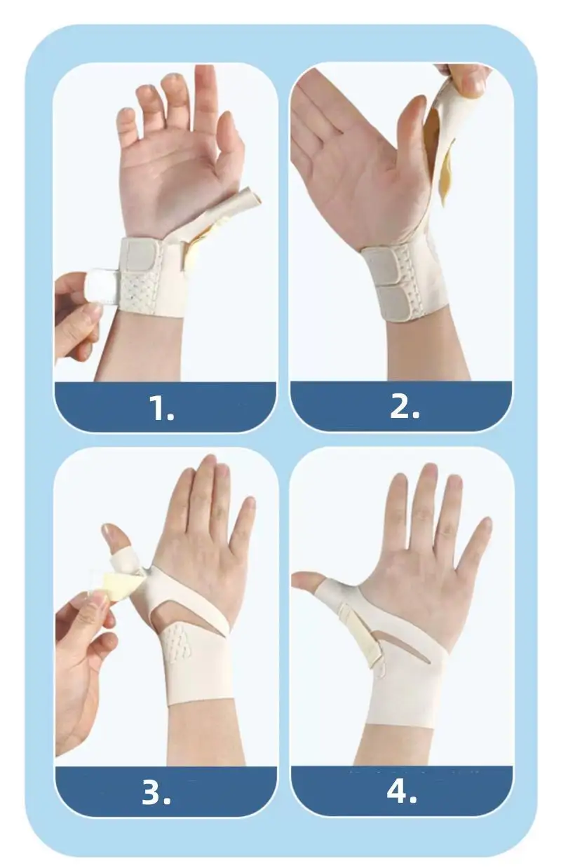 Handgelenk Daumen Unterstützung Klammer Weiche Elastische Daumen Kompression Hülse Schutz Daumen Spica Schiene Leichte Armband Gym Sport – Detail 16