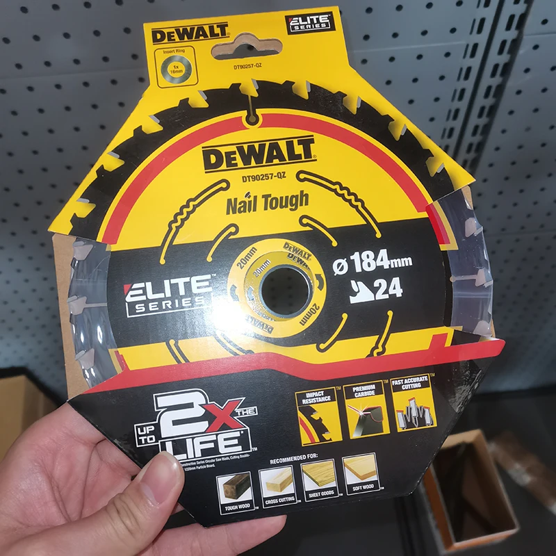 DEWALT DT90257 Circular Saw Blade184mm*20/16mm 24T Carpentry Dedicated Cutting Disc