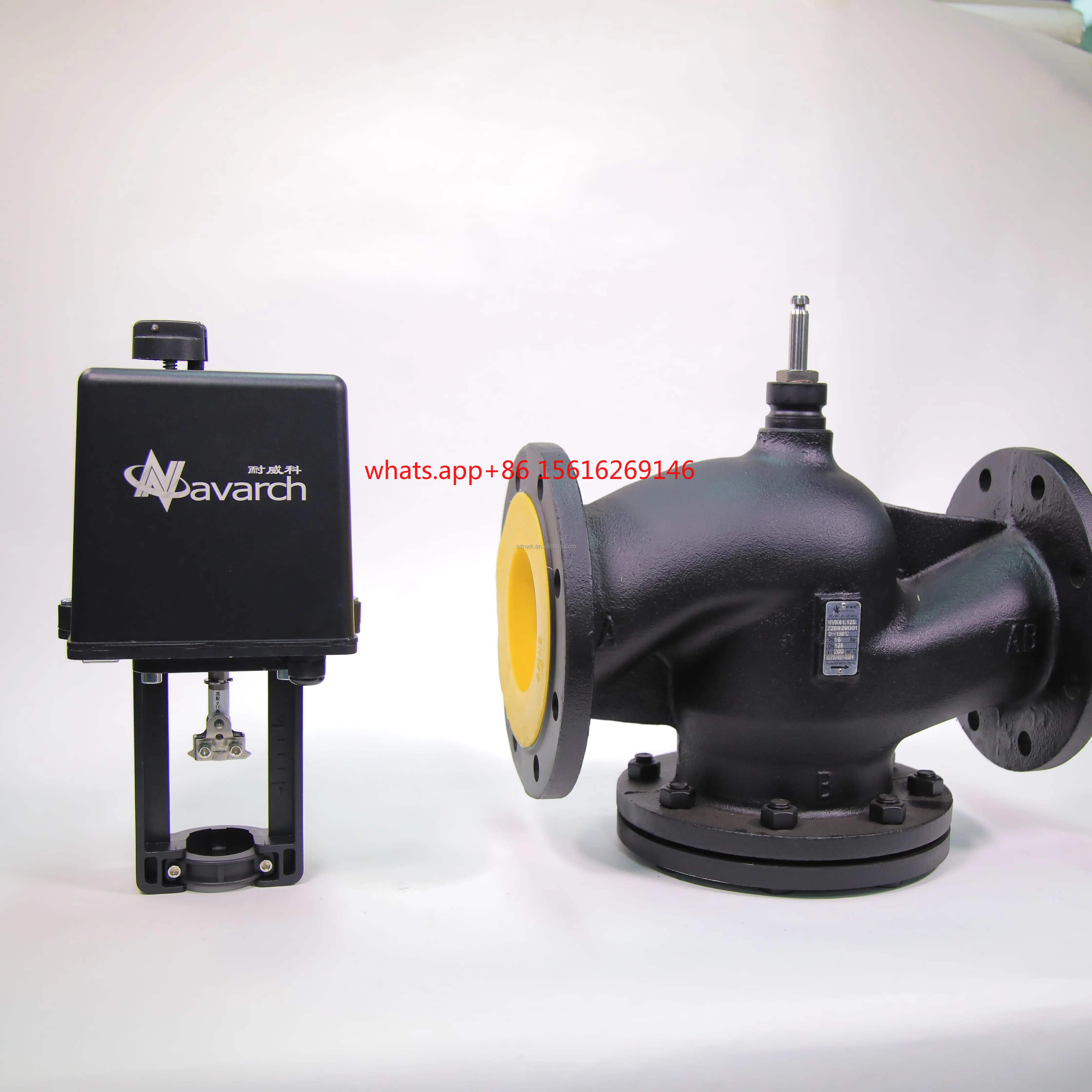 

1' Cast Iron Electric Regulating Valve Hydraulic Proportional Valve Three-bit Floating Point Flow Control Valve AC24V