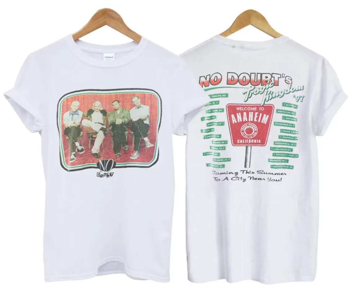 No Doubt 1997 Tragic Kingdom White Concert T-Shirt