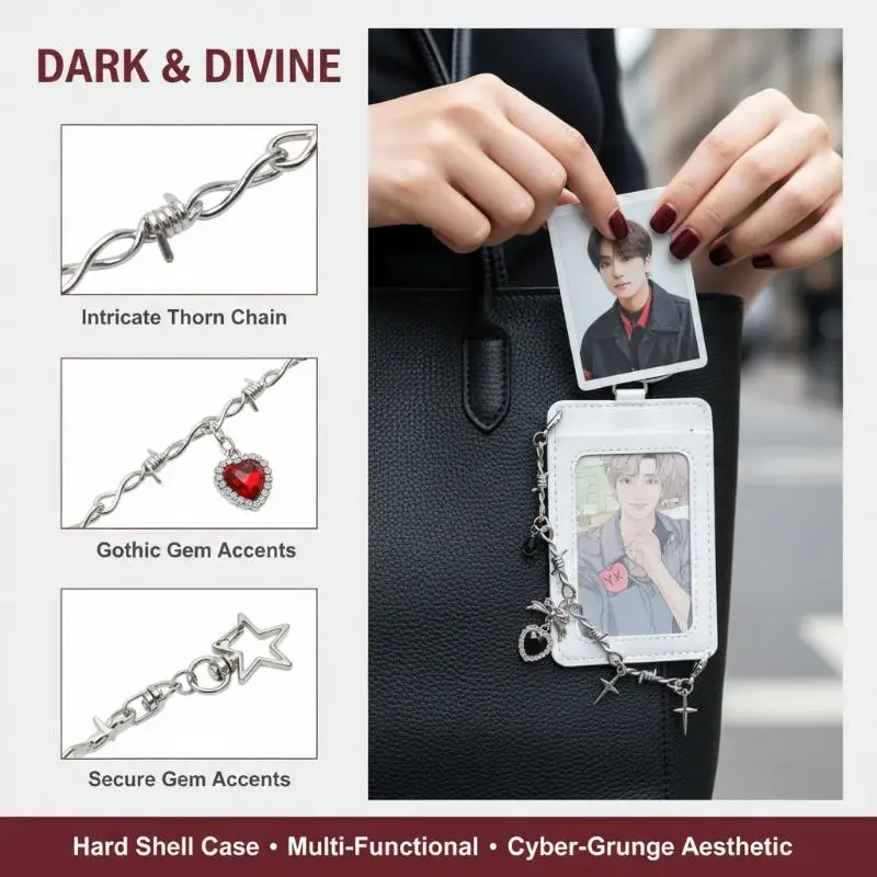 Kpop Photocard Holder Waterproof PU Leather Card Storage Cover 200 Pockets for 3 Inch Idol Photo Daily Organizing
