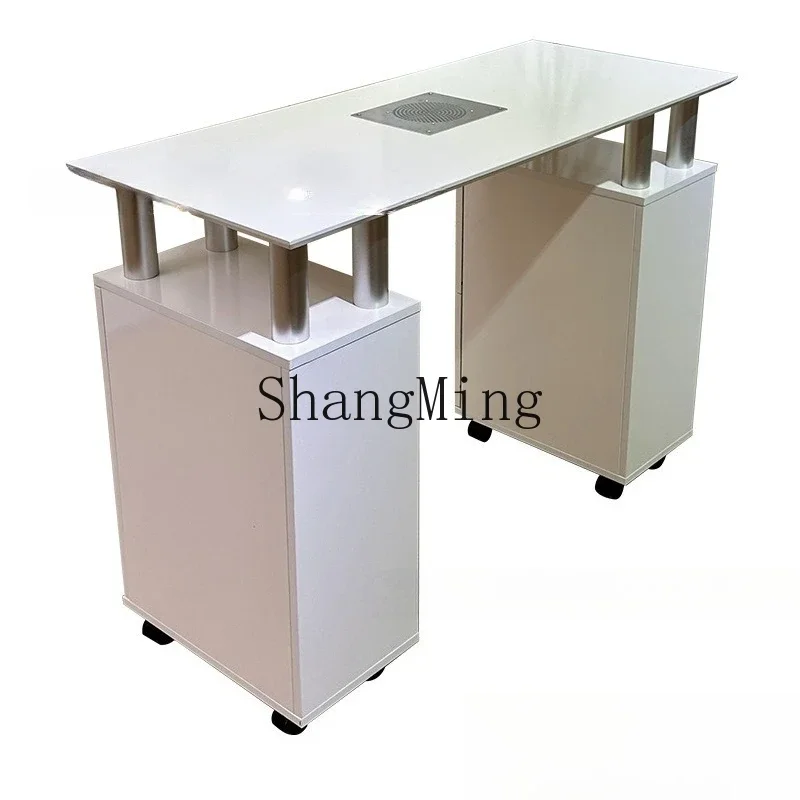 SM household manicure table with vacuum cleaner beauty salon studio manicure tool table
