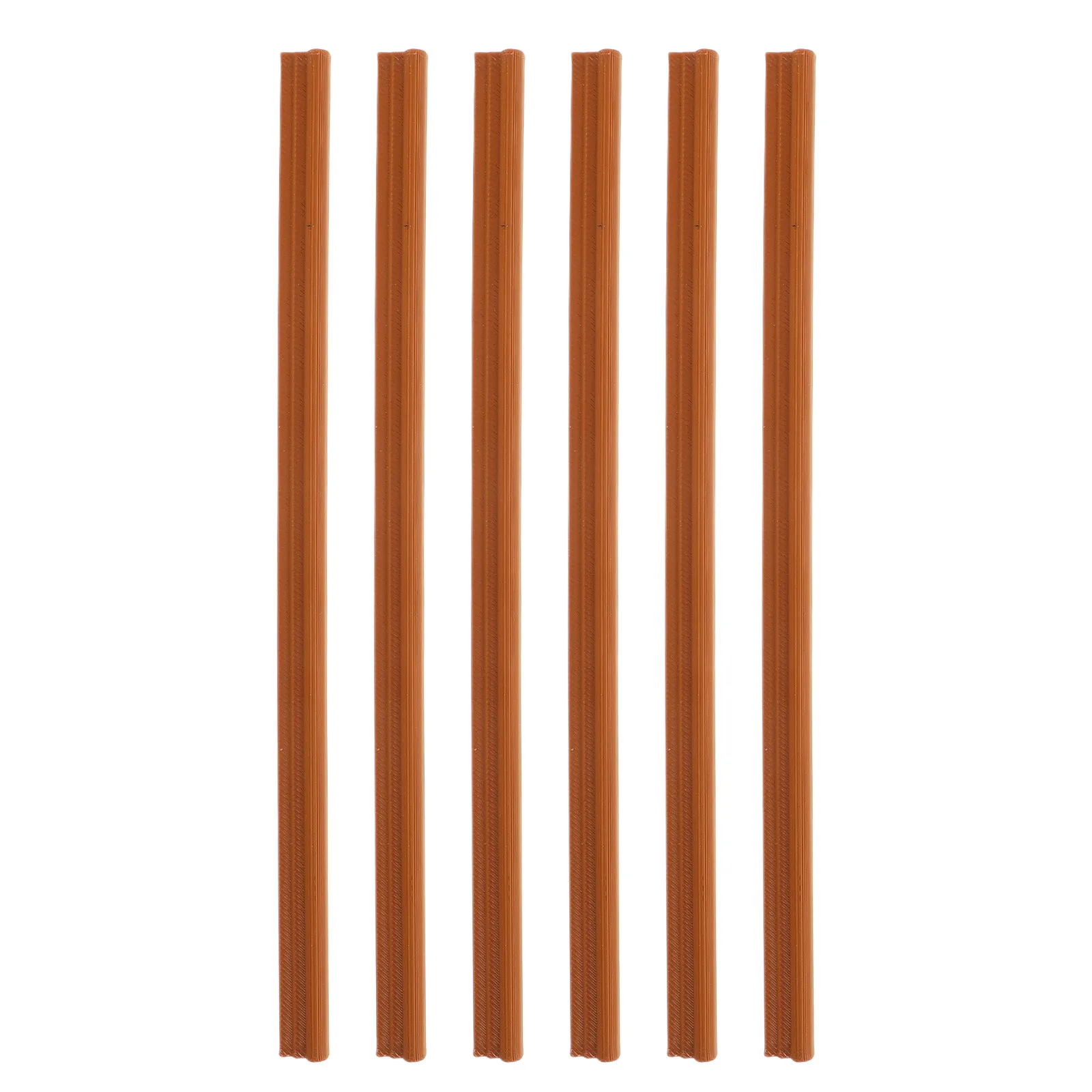 

Набор из 6 миниатюрных декоративных молдингов для кукольного домика, для мебели своими руками, для декоративных поделок, 7.87x0.39x0.20 дюйма, мини