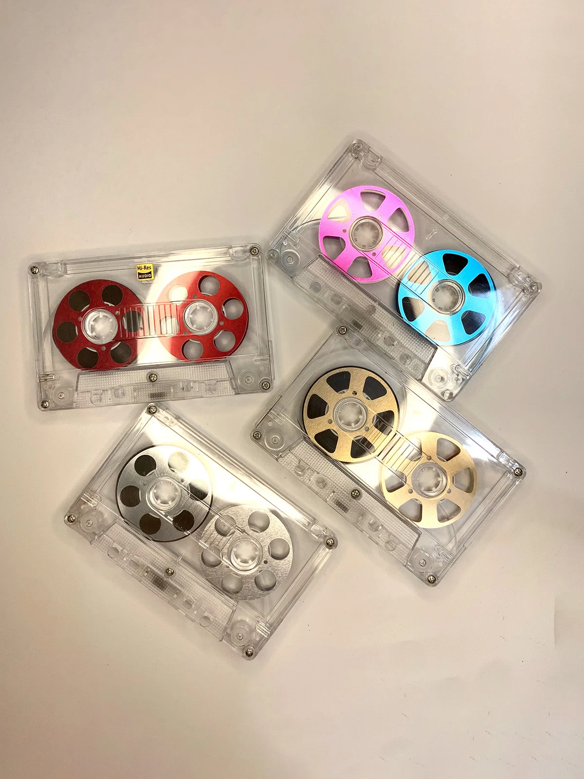 Doppelseitiges Metall-Kassettenband, 50 Minuten, leeres Audio-Kassettenband für Walkman-Aufnahmen – Detail 1
