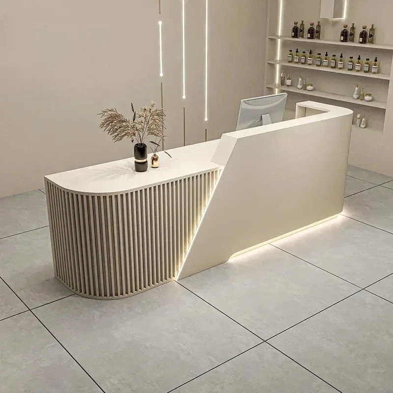 Italian Style Clothing Store Reception Desks Beauty Salon Simplicity Reception Desks Luxury Office Furniture Receptionen