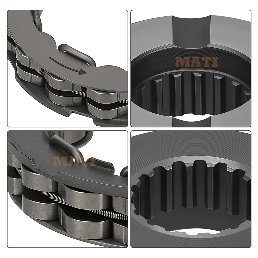 M MATI Clutch Hub One Way Bearing For 250 300 2X4 4X4 1998-2005 3446-122 3446-129