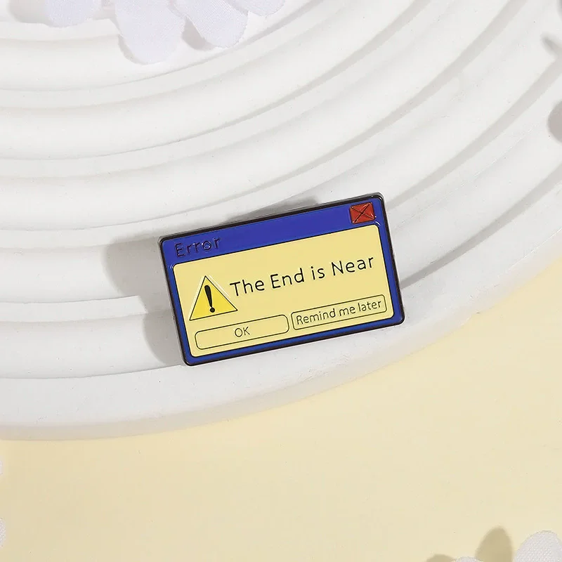 Computer Erro Message Enamel Pins Windows Xp Task Failed Successfully Page Jump Box Brooches Lapel Backpack Badge Jewelry Gifts