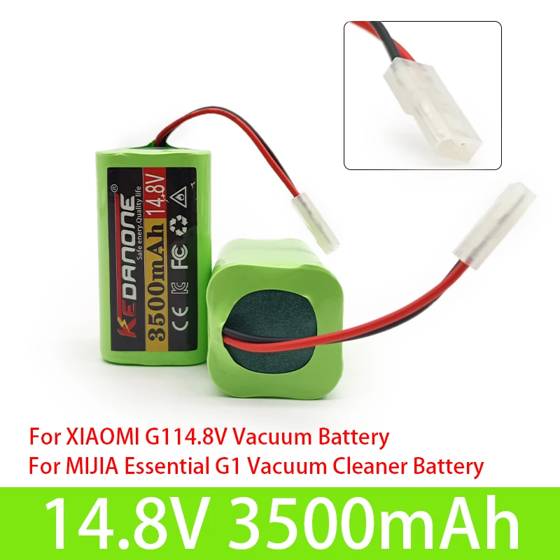 

New 14.8V 3500mAh Li-ion Battery Pack H18650CH-4S1P For XIAOMI MIJIA Mi Robot Vacuum-Mop Essential G1 MJSTG1, SKV4136GL R30 R35