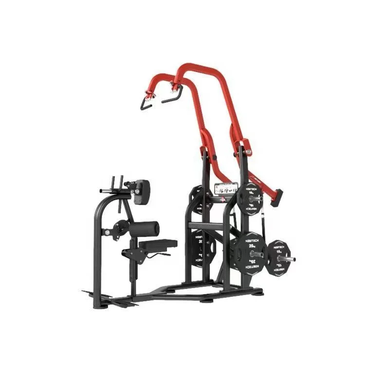 Comprehensive Trainer Plate Loaded Gym Equipment Back Muscle Adjustable High Rowing High Pull Down with Split-type