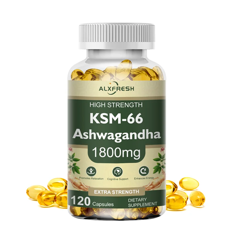 Alxfresh Ashwagandha Extract Capsule Anti-oxidation, Lipid-lowering, Decompression, Improving Sleep, Enhancing Immunity