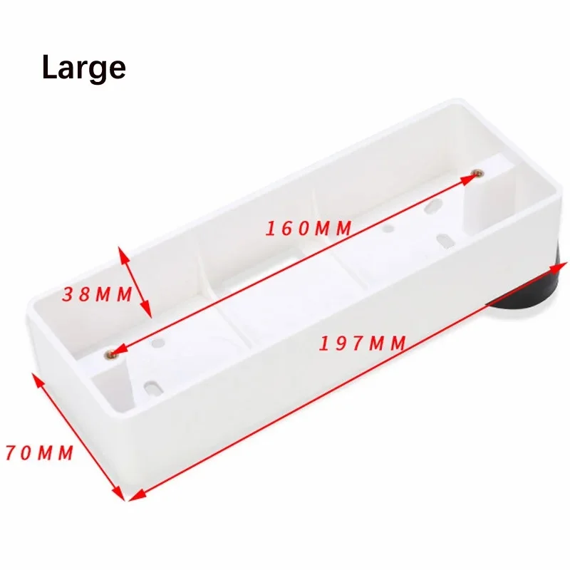 High Quality Surface Wall Mount Switch Junction Box 118*68 for 118 Type Wall Switches and Sockets