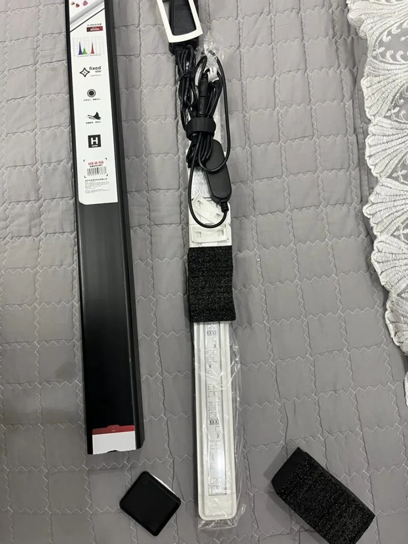 LED Aquarium Light Fish Tank with Control, T​ri-primary Comp White Light Arowana Color Enhancement Light for 16
