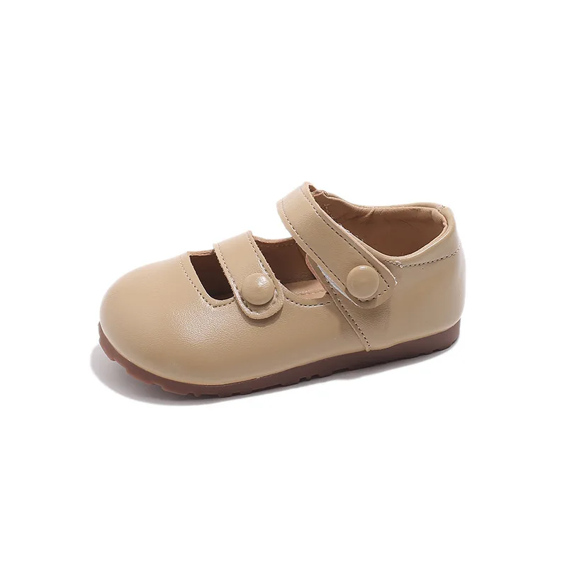 Nuove scarpe per bambini Scarpe in pelle per bambini Scarpe per neonate Moda per bambini Marrone Appartamenti Slip On Mocassini Mary Jane