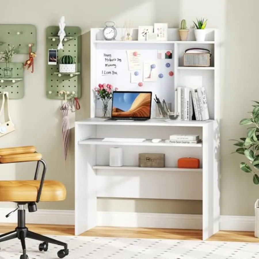 White Desk With Hut…