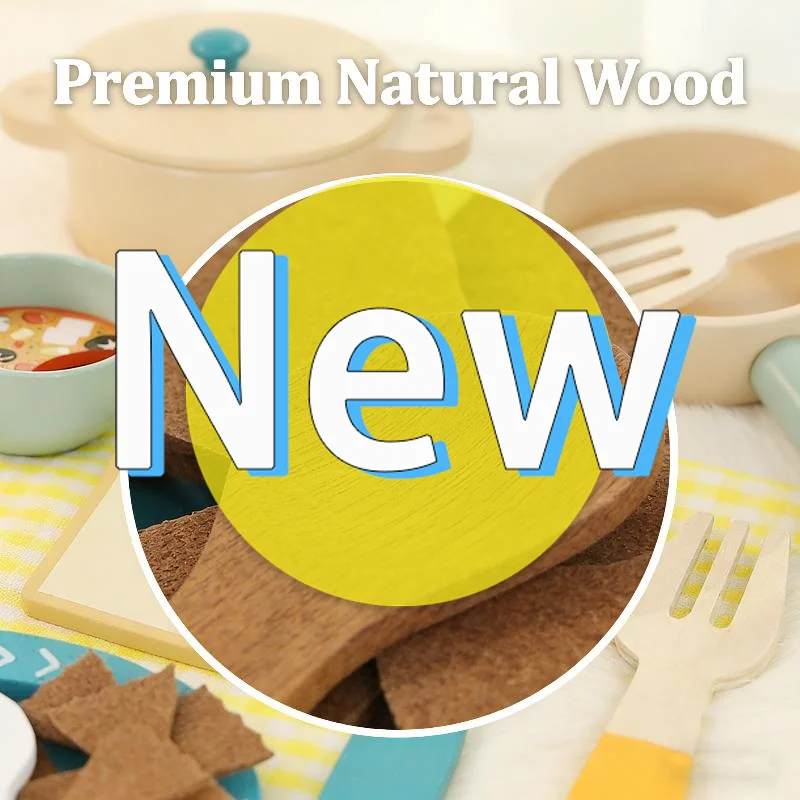 

Wooden Children's Simulation Kitchen Toys, Early Education Educational Toys, Cookware Pot Pan Cook Pretend Play, Food, Role-play