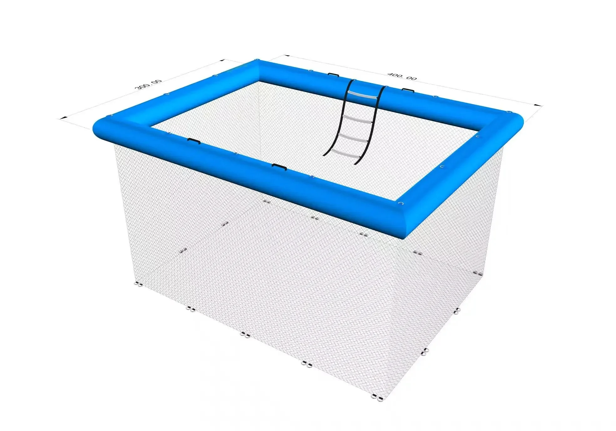 2026 Latest Hot SalesVanace Commercial Yacht Rental Inflatable Water Floating Ocean Swimming Pool with Netfactory