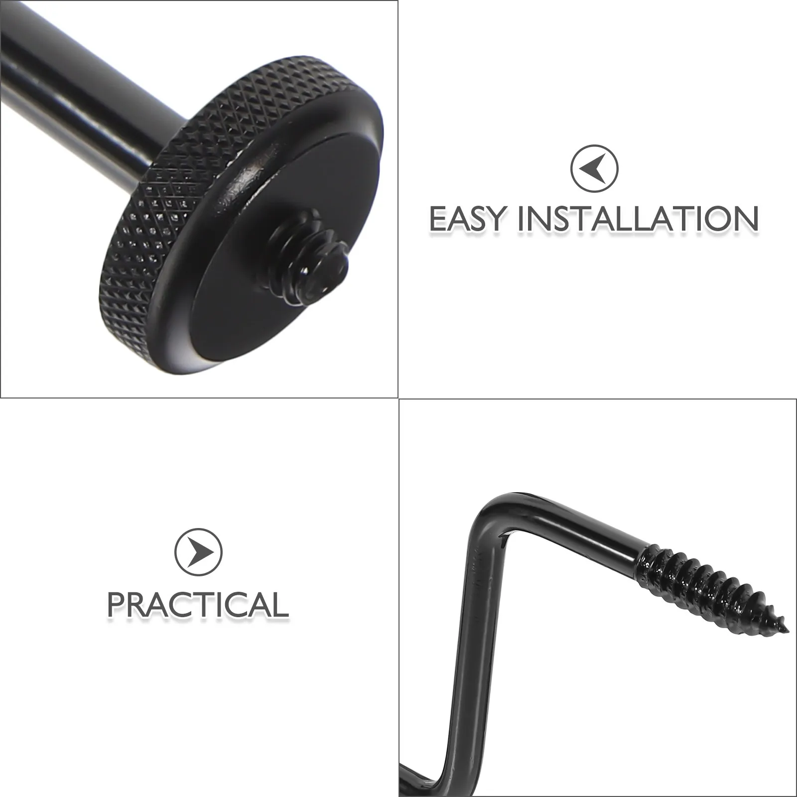 2Pcs Metal Trail Camera Holder Stand Hunting Tree Mount Bracket Rotatable Pole Camera Mount Iron Bracket Trail Cam Stand