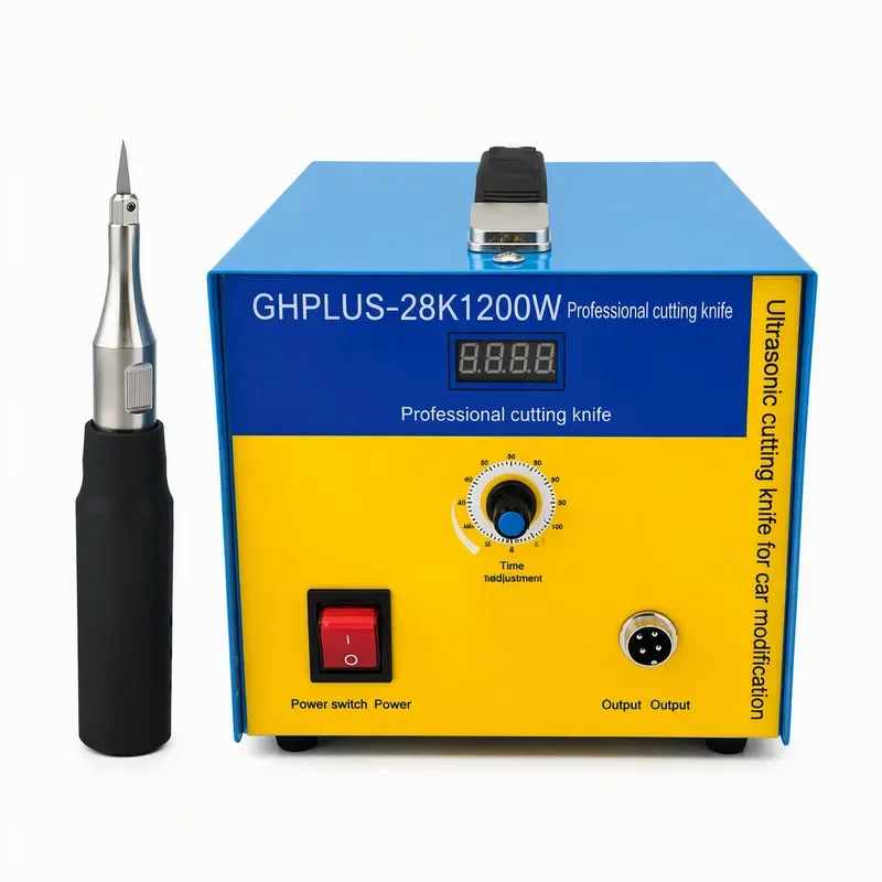 1200W Intelligent Digital Ultrasonic Cutting Knife Handheld Plastic Cutter for Car Headlight Nozzle Welding and Trimming Tool