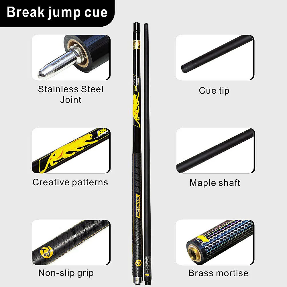 Preoaidr Billiards Cue Pool Cue Stick 10.5mm/11.5mm/13mm Tip Maple Shaft With 6/7 Holes 4X4/3X4 Billiards Cue Case Set