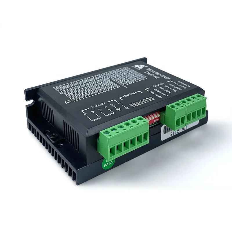 Controlador de Motor paso a paso DM542 de alta calidad de China, corriente máxima 4.2A utilizada para Motor paso a paso Nema23