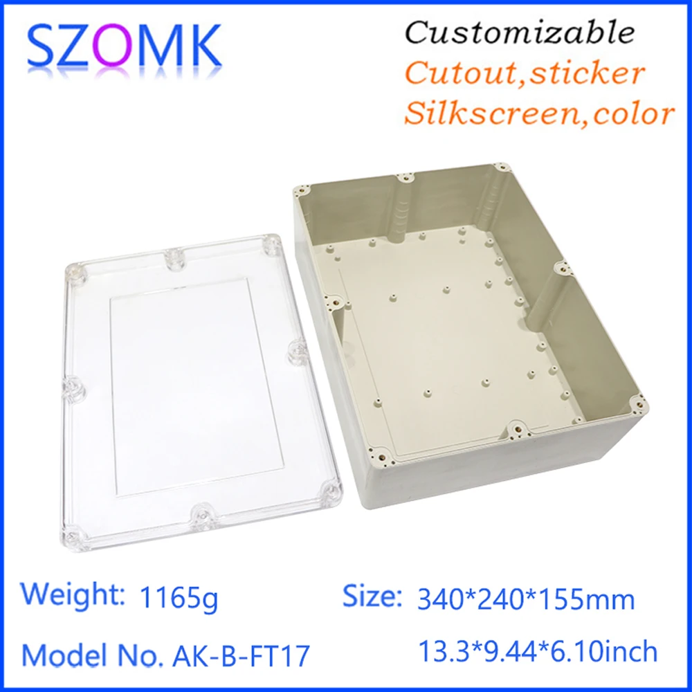 SZOMK 320×240×110MM abs outdoor junction box enclosure IP65 waterproof case